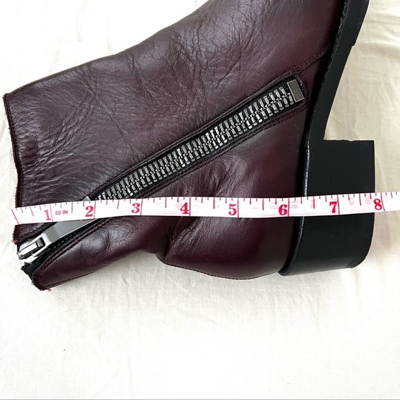 ❤️❤️Like new Frye variegated burgundy leather boots 8.5 - Picture 8 of 9